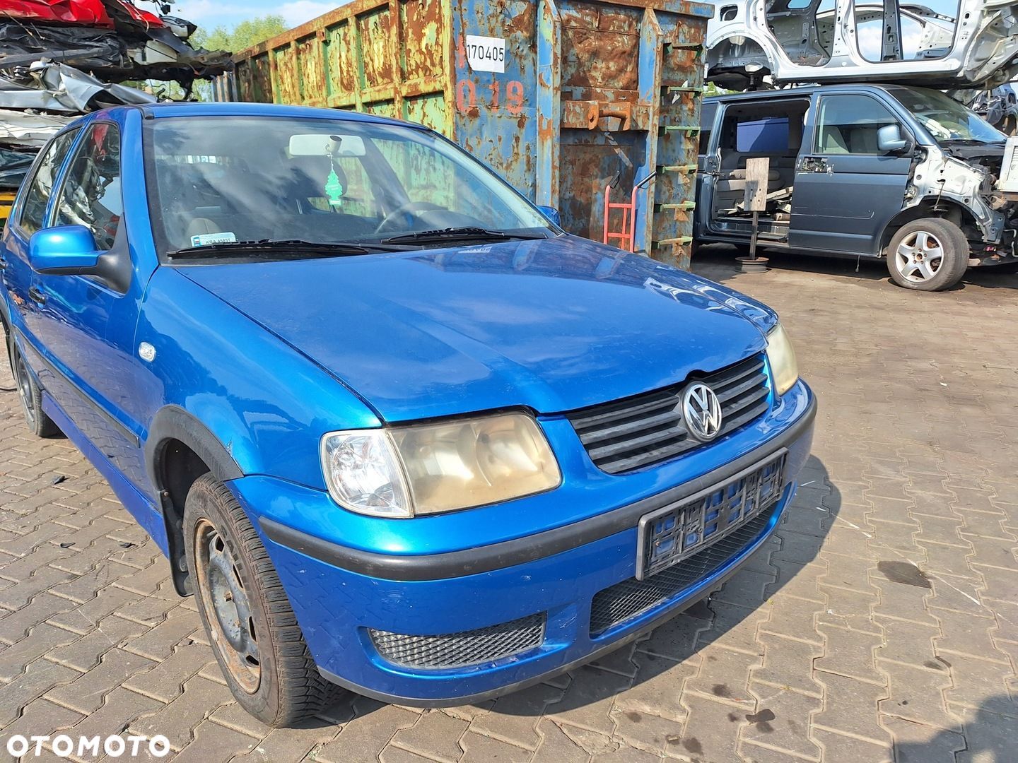 Volkswagen Polo 3 III 6N 6N2 6NB LIFT 99-01 MANUALNE LUSTERKO PRAWE LA5M - 1