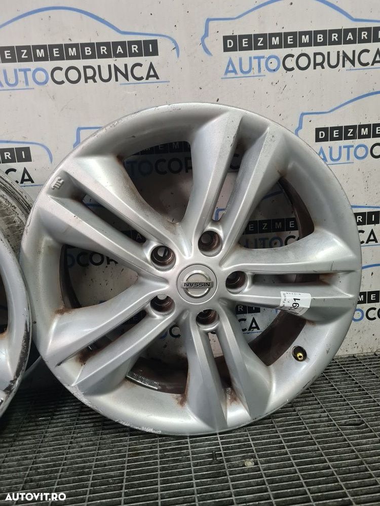 Jante aliaj Nissan Qashqai Facelift 2010 - 2013 (1291) R17 ET40 - 5