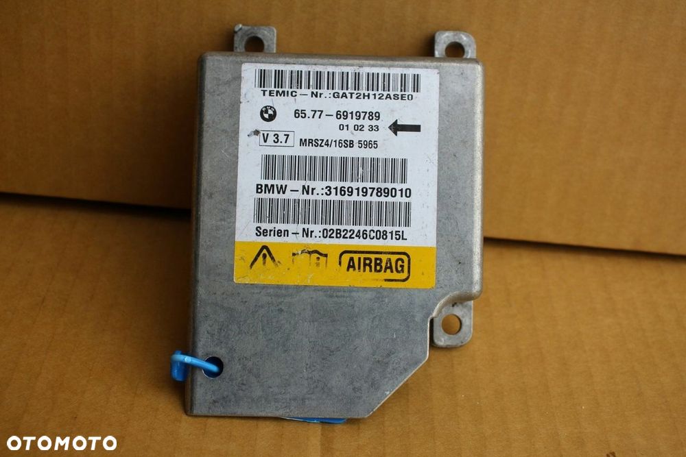 Moduł sensor poduszek AIRBAG BMW 5 e39 6919789 V 3.7 (4508) - 1