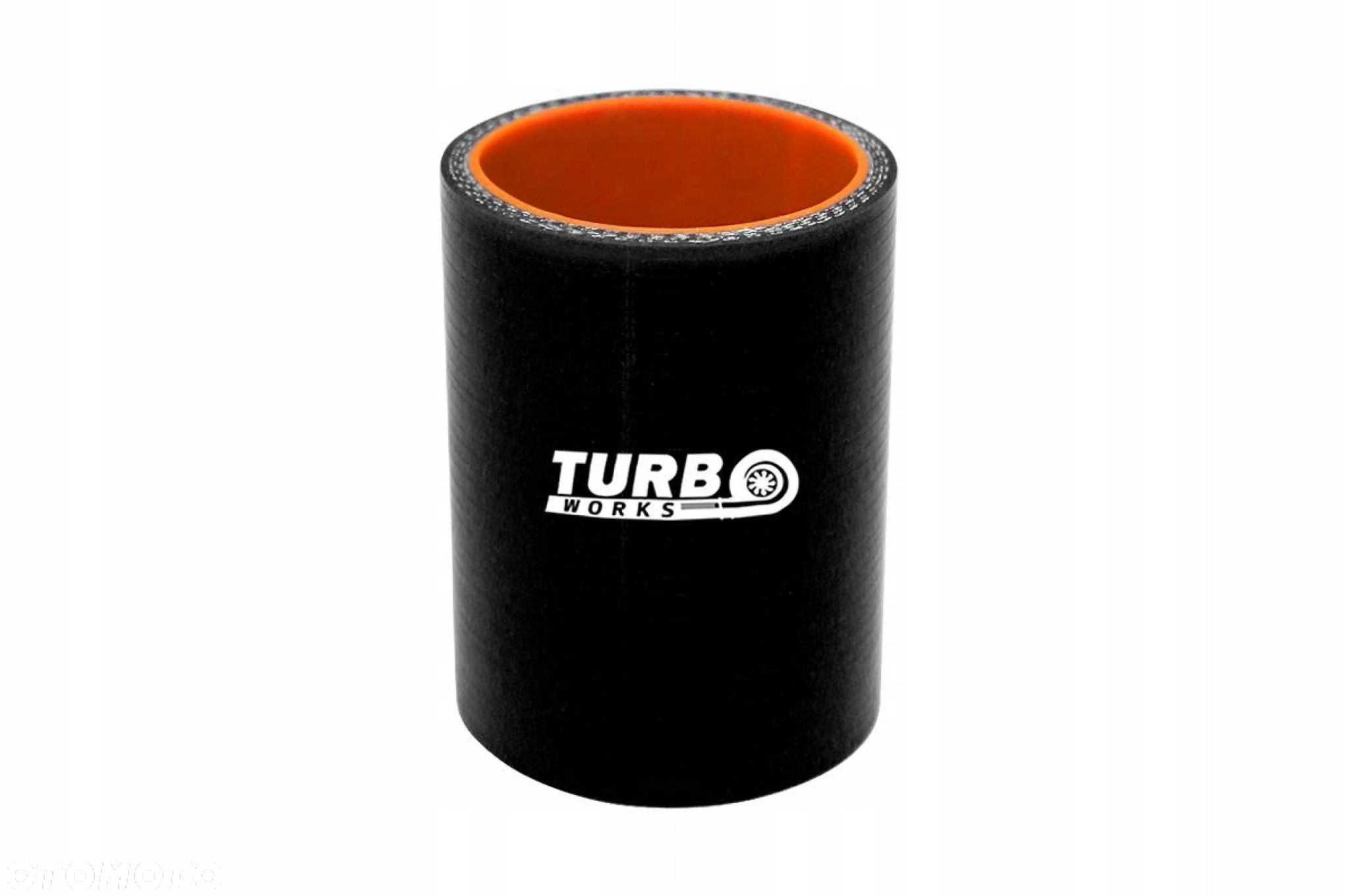 Łącznik elastyczny silikonowy TurboWorks Pro Black 89mm - 1