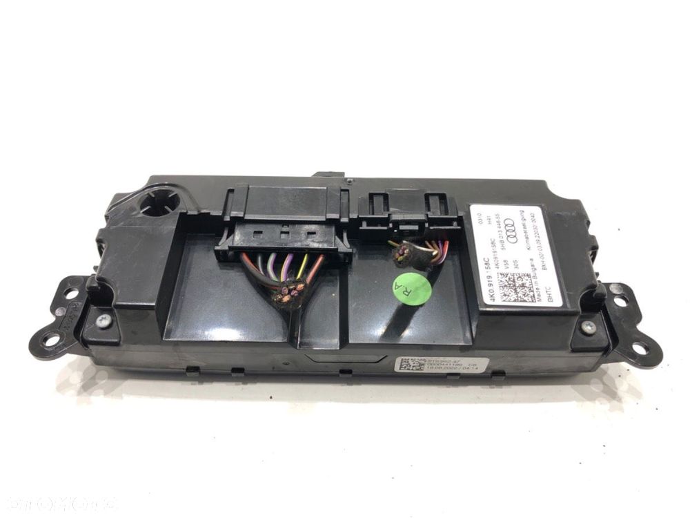 PANEL STEROWANIA NAWIEWU KLIMATYZACJI TYŁ  AUDI A6 C8 Avant (4A5) 2018 - 2022 RS6 Mild Hybrid - 6
