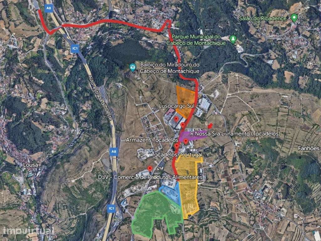 Terreno Industrial, Lousa, Loures, 17.000 m2 - Grande imagem: 3/4