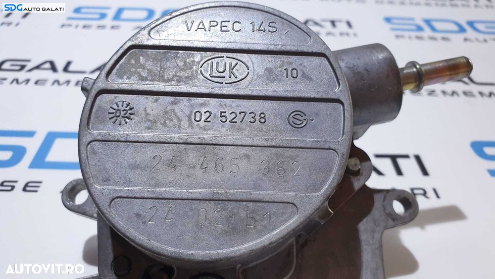 Pompa Vacuum Vacum Opel Astra G 2.2 DTI 1998 - 2004 Cod 24465382 0252738 24406132 - 3