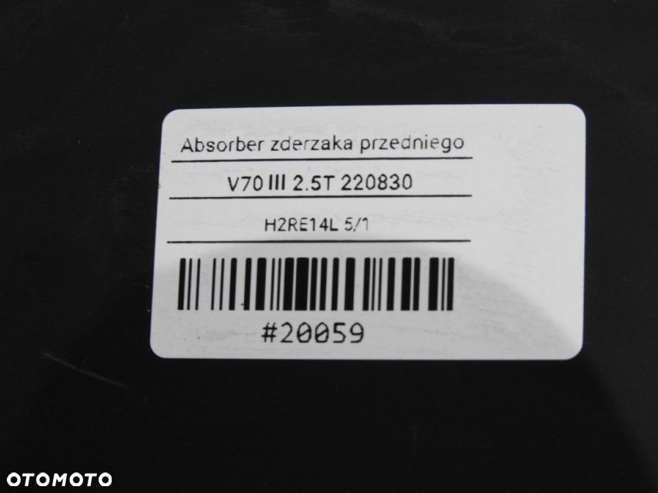 ABSORBER ZDERZAKA PRZÓD VOLVO V70 III 30763391 - 6