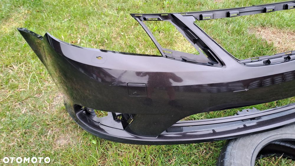 SAAB 9-3 II LIFT 07-12 ZDERZAK PRZÓD PRZEDNI SPRYSKI 289 ESPRESSO BLACK 12769741 - 4