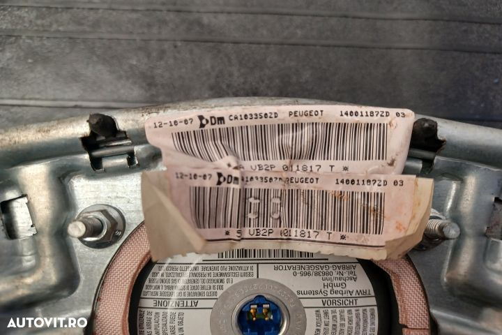Airbag volan / sofer 14001187ZD 14001187ZD Peugeot Expert 1 [1996 - 2 - 5