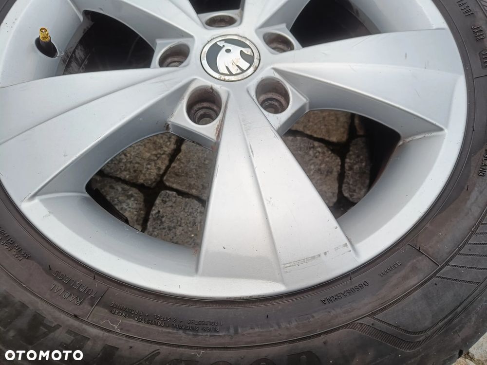Felgi Aluminiowe 16 Skoda Octavia 3 5x112 ET46 5E0601025C Koła VW Seat Audi 6,5Jx16H2 - 20