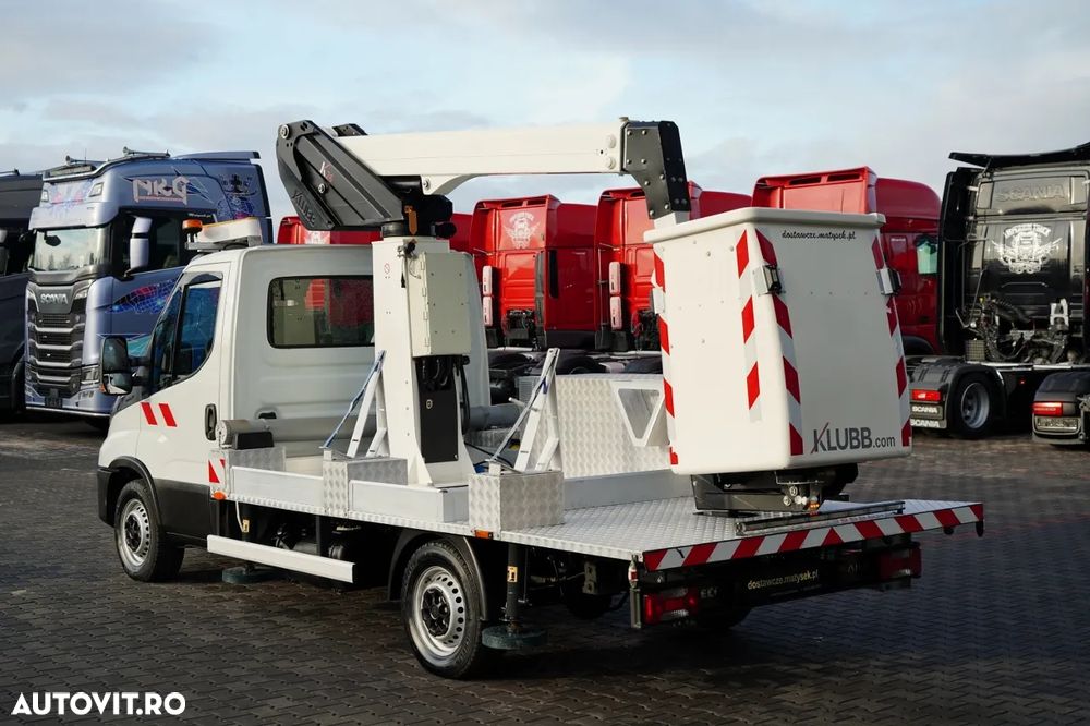 Iveco DAILY 35-140 / AERIAL / KLUBB K26 BASIC LIFT / 4 STABILIZATOARE / MANUAL / 2020 R - 10