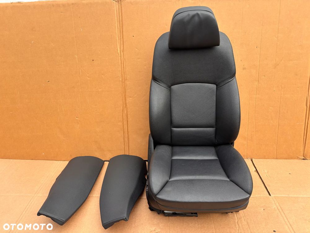 BMW 5 F10 F11 Fotele Czarne Europa Kanapa Komfort Komforty Grzane Komplet Przed Liftem Fotel Przedni Lewy Prawy Tylna - 7