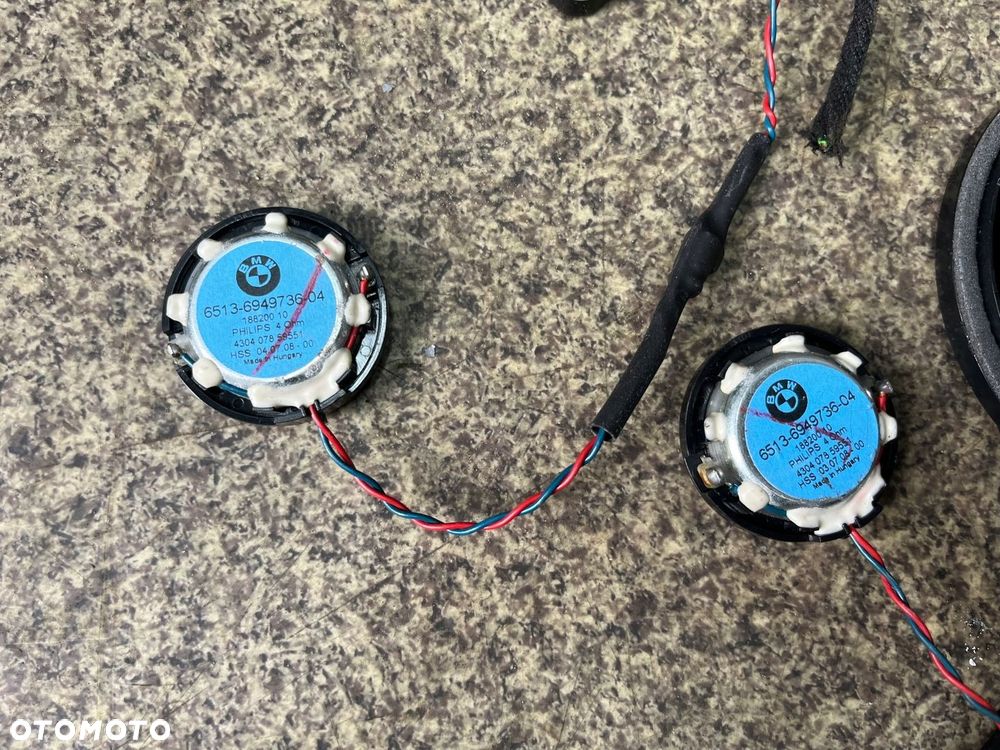 Glosniki glosnik wzmacniacz HiFi subwoofer syczki zestaw audio BMW E70 X5 - 10