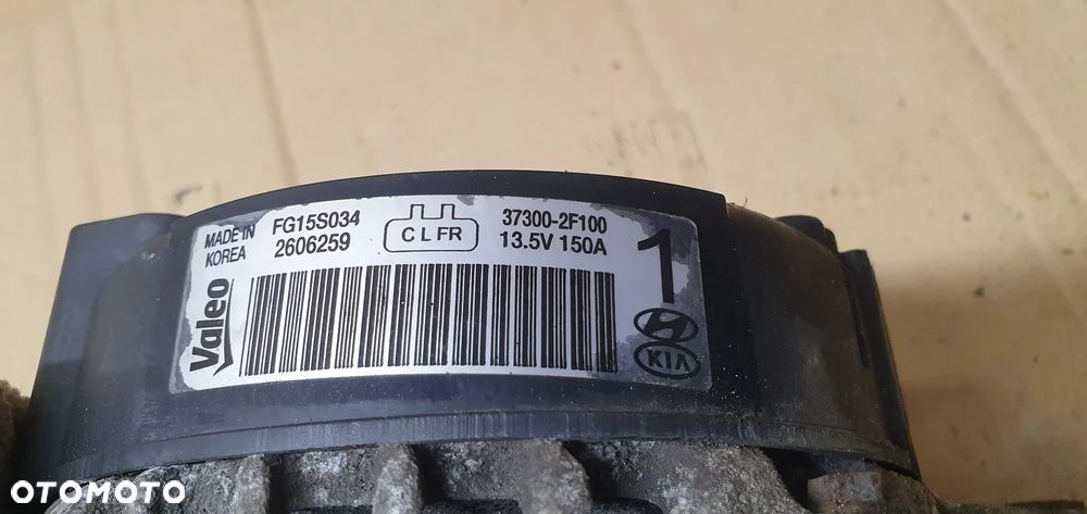 Alternator prądnica Kia Sportage III 2.0 CRDI 37300-2F100 - 9