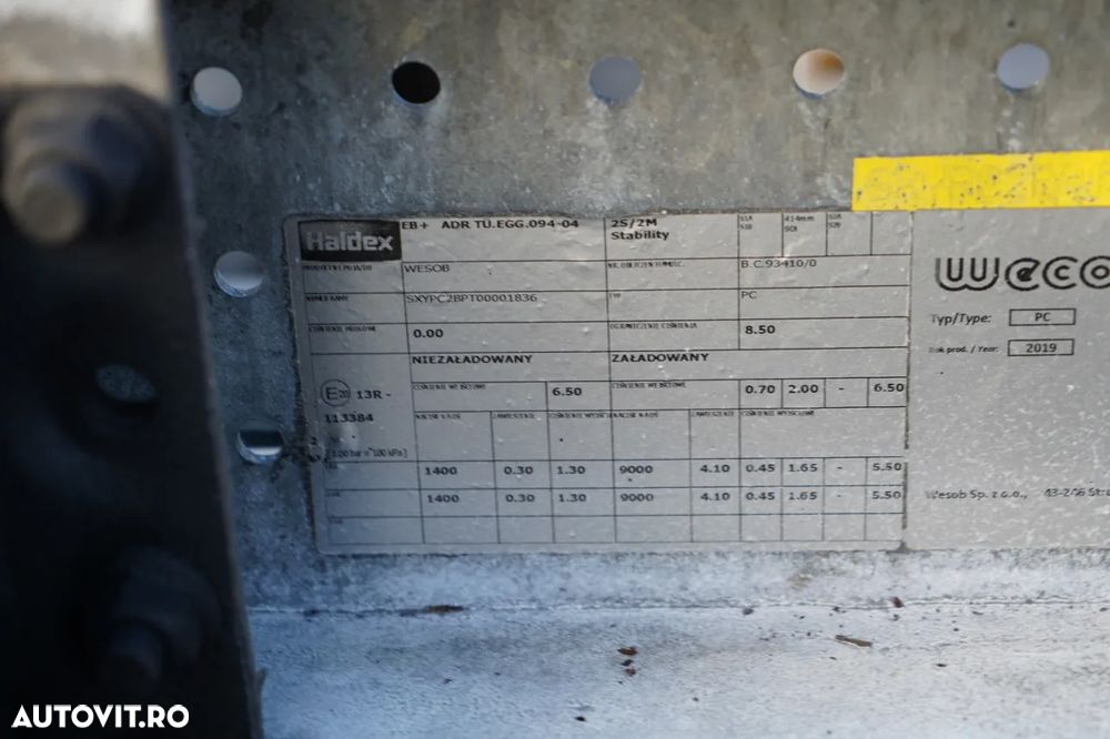 DAF XF 480 / BDF / 6X2 / CUPLAJ TANDEM / SSC / I-PARK COOL / PUNTE RIDICATĂ / WECON - 36