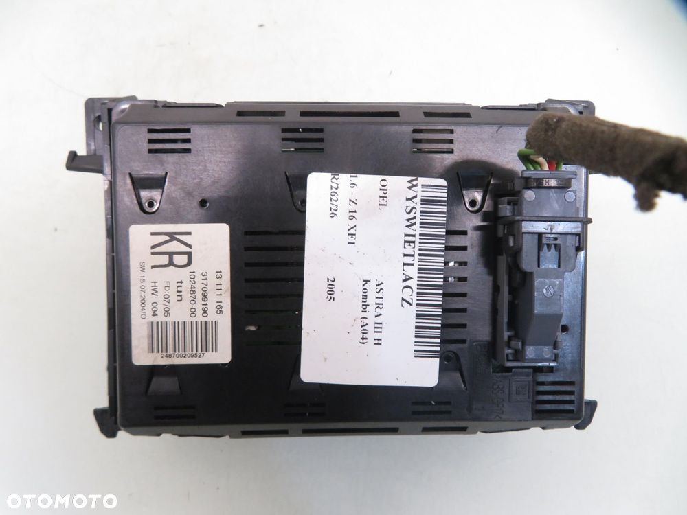 RADIO CD30 OPEL ASTRA III H 13154304 7643103310 13111165 - 5