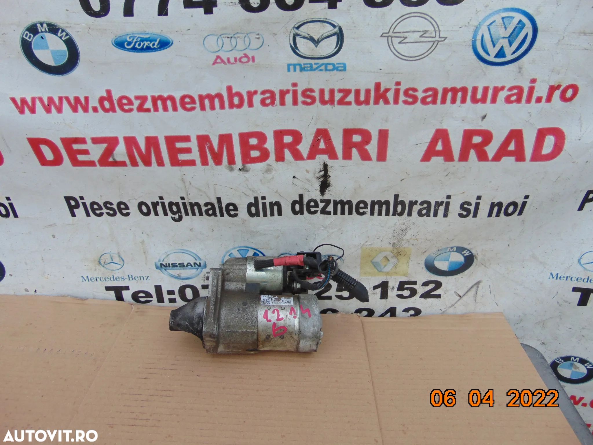 electromotor Fiat 1.2 1.4 punto 500 500c lancia alfa romeo mito gpl panda qubo tipo grande punto yp - 1