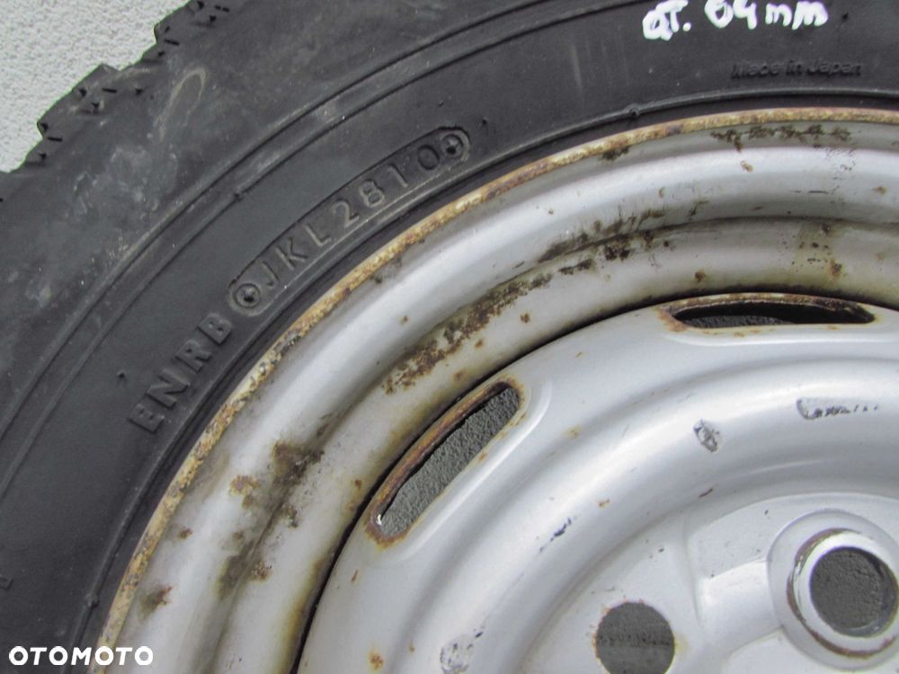 PIAGGIO PORTER HIJET QUARGO 04-16 KOLO FELGA STALOWA 4X110 4H12 155R12 - 3