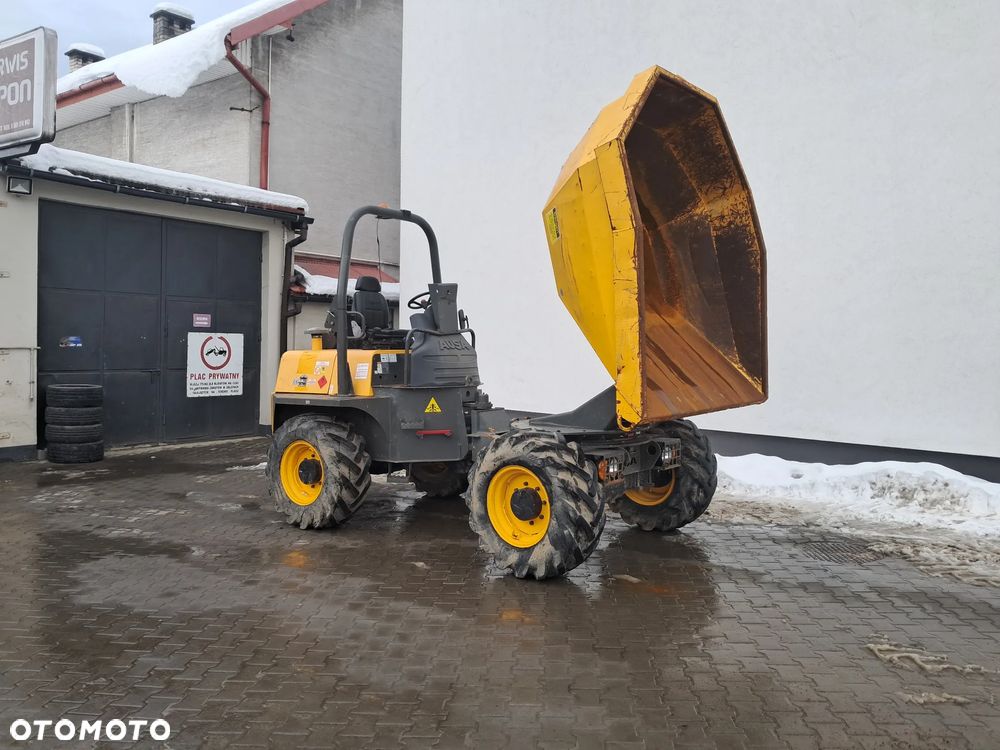 Ausa D 600 APG WOZIDŁO BUDOWLANE OBROTOWE 6 t ton ROK 2018 silnik Kubota mocne 110 KM oświetlenie drogowe opony 70% Terex Thwaites Mecalac Jcb kiper +obrót kierunkowskazy WYWROTKA DUMPER 4x4 - 1