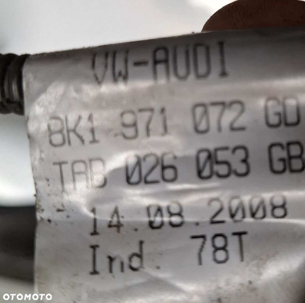 WIAZKA INSTALACJA SILNIKA 2.0TFSI AUDI A4 B8 A5 8T 8K1971082GD SLASK WYSYLKA - 2