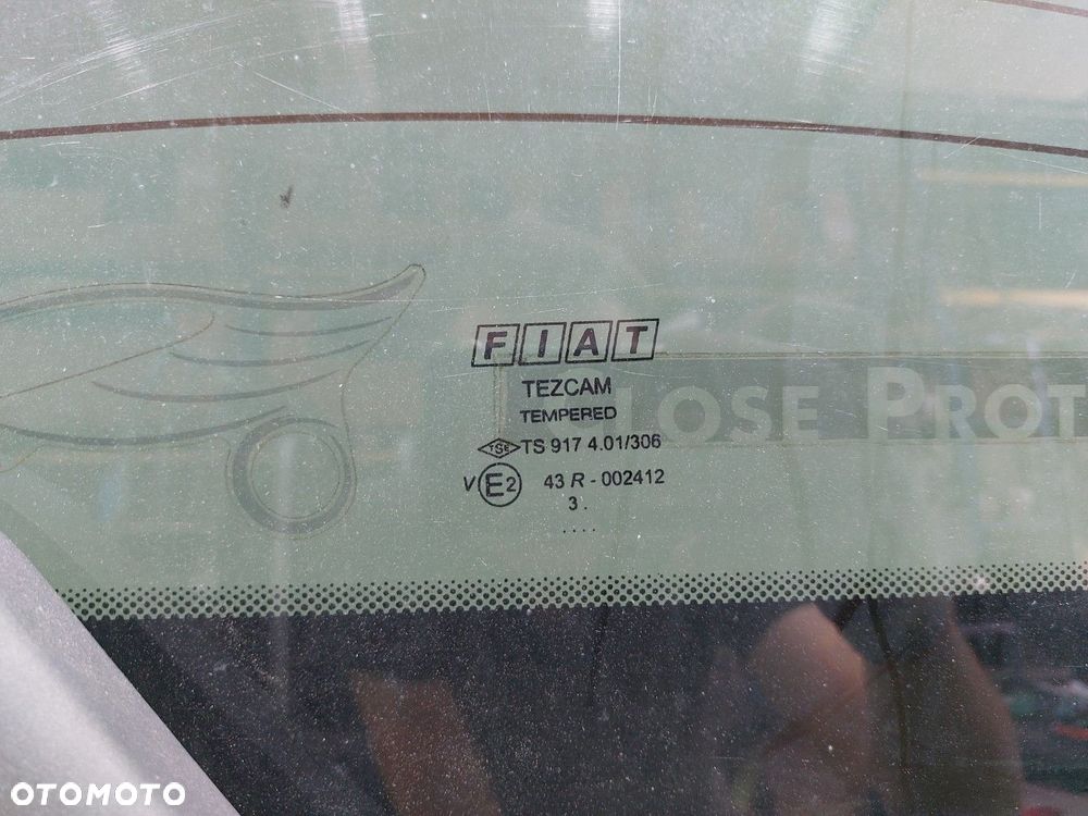 Klapa tył tylna BAGAŻNIKA SZYBA FIAT DOBLO I 2000-2004 PRZED LIFT NIEBIESKI - 11