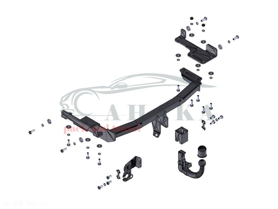 Hak Holowniczy Wypinany Automat Do Nissan Murano Usa Z50 2003-2008 - 3