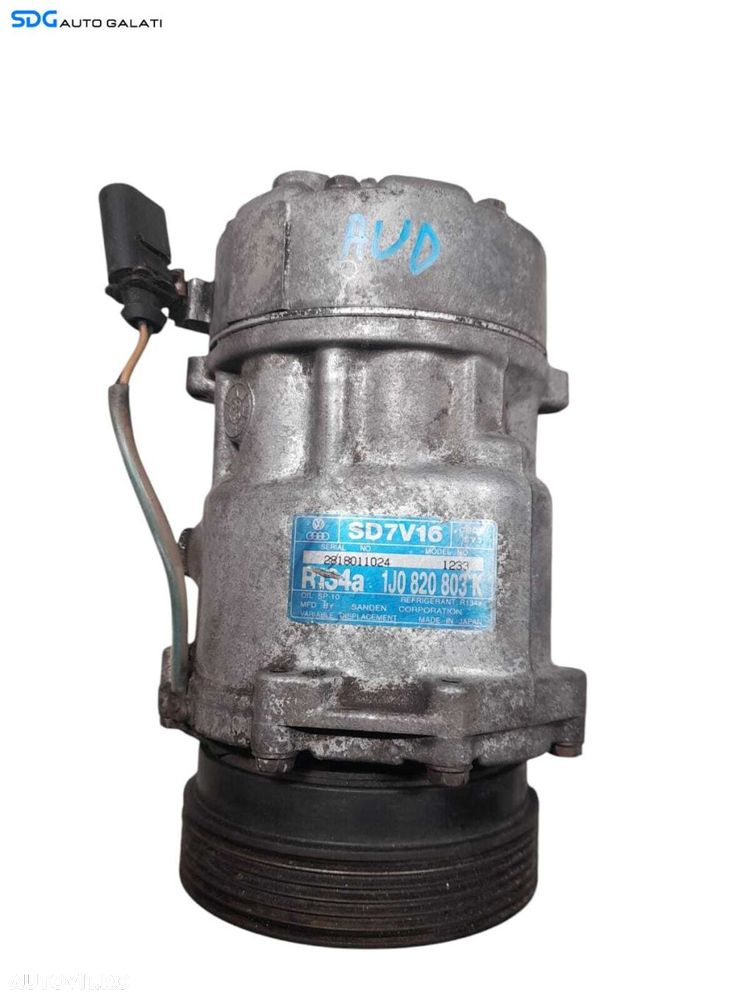 Compresor AC Aer Conditionat Clima Volkswagen New Beetle 1.8 T AGU AWV AVC BKF APH AWU 1998 - 2011 Cod 1J0820803K [N0876] - 1