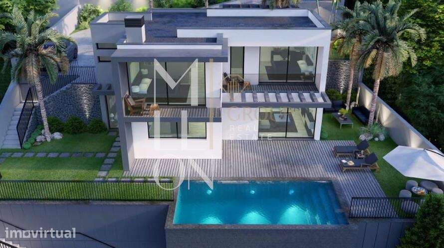Terreno com projeto aprovado para moradia, com piscina, vista mar e ba - Grande imagem: 3/11