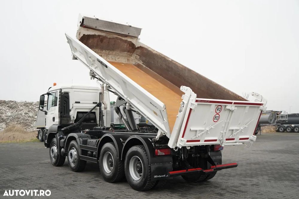 MAN TGS 35.420 / 8x4 / BASCULĂ DUBLĂ / HIDRODOXIE LATERALĂ / BORDMATIC / AUTOMATĂ - 3