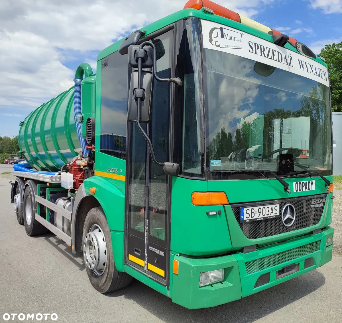 Mercedes-Benz Econic, pojazd asenizacyjny, beczka, cysterna, sprzedaż, wynajem, serwis, gwarancja - 10