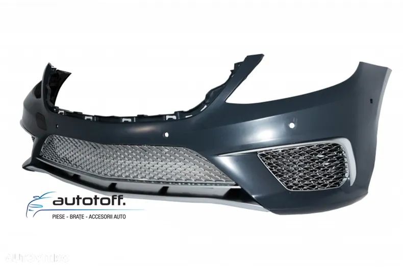 Bara fata si grila centrala compatibila Mercedes S-Class W222 (13-17) S65 Design - 4