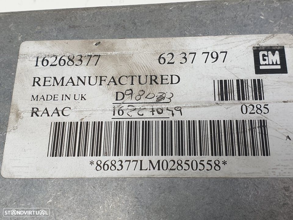 CENTRALINA MOTOR UCE OPEL ASTRA G FASTBACK 1999 -6237797 - 2