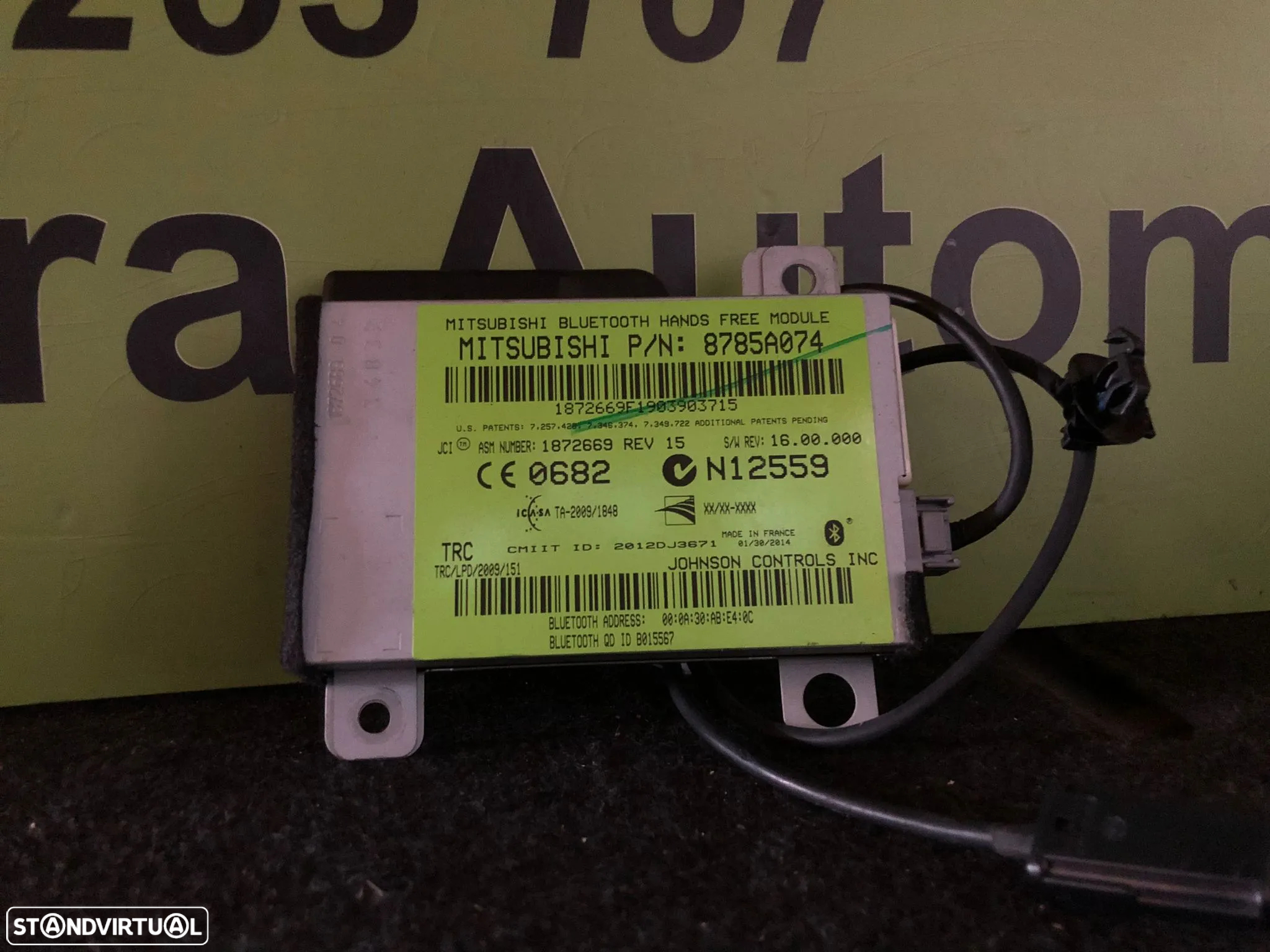 MITSUBISHI SPACE STAR VI RADIO CLIMATRONIC BLUETOOTH - R137 Z400 S069 - 5