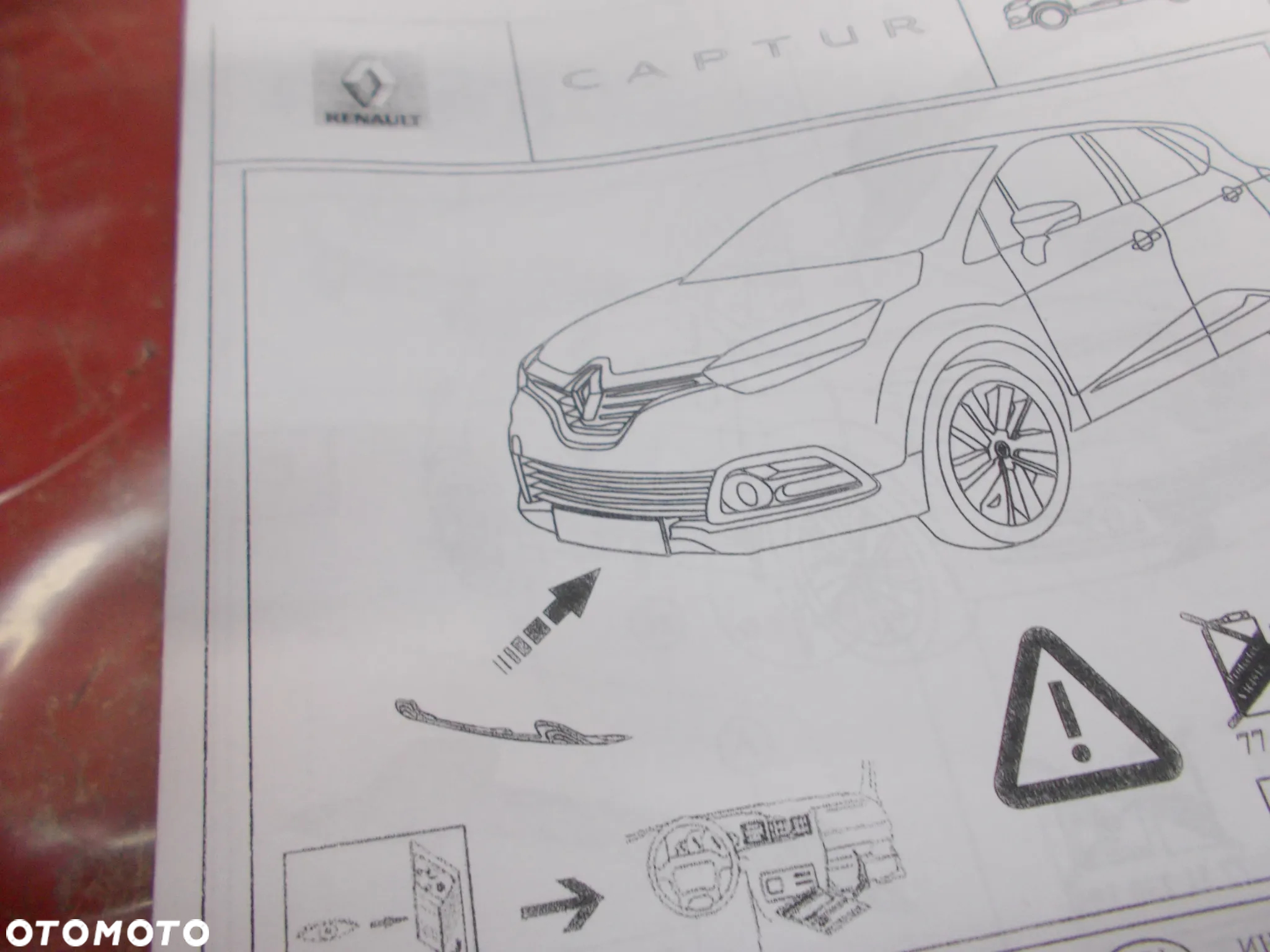 RENAULT CAPTUR DOKŁADKA ZDERZAKA PRZÓD NOWA ORYGINAŁ 8201385438 - 2
