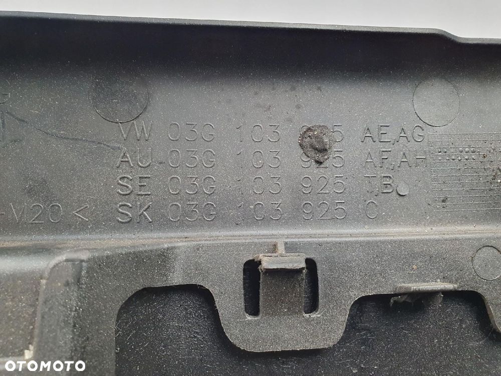 GÓRNA OSŁONA SILNIKA POKRYWA Audi A3 8P 2.0 TDI 03-08 03G103925AF - 14
