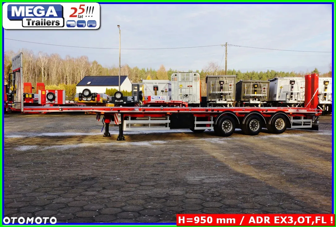 Inny Kontenerowa / budowlana 13.60 m, h=950 mm, full ADR EX3, OT, FL UNIWERSALNA !!! - 10