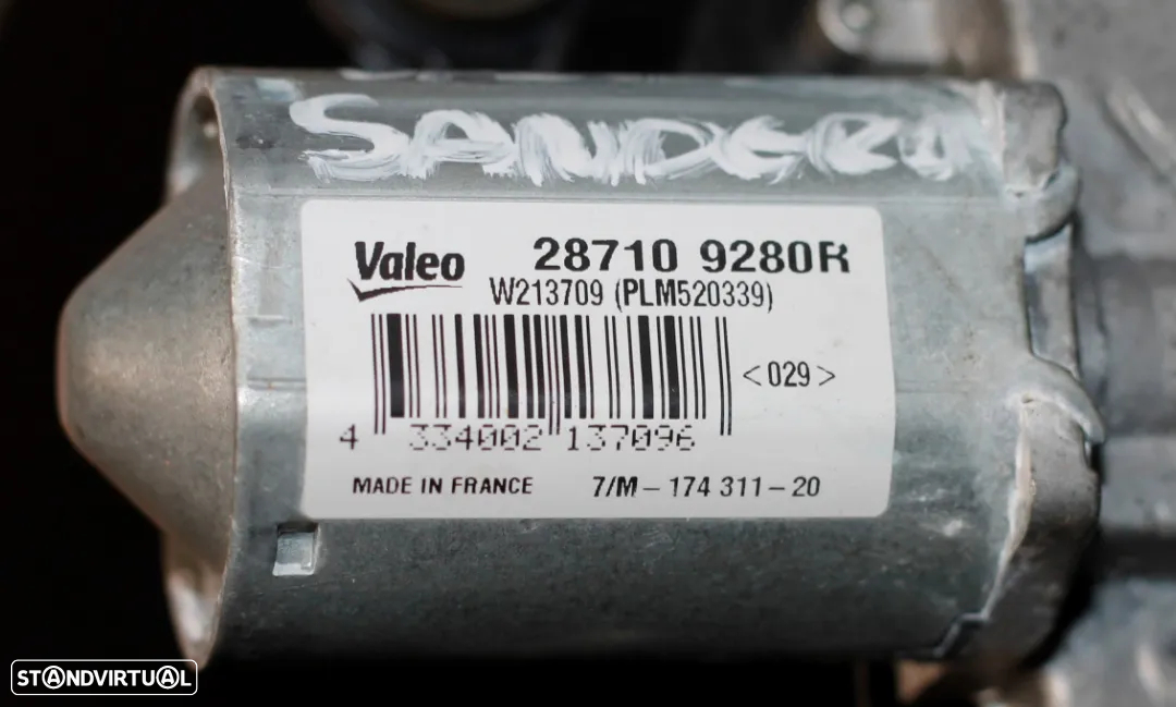 MOTOR LIMPA VIDRO TRASEIRO DACIA SANDERO - 4