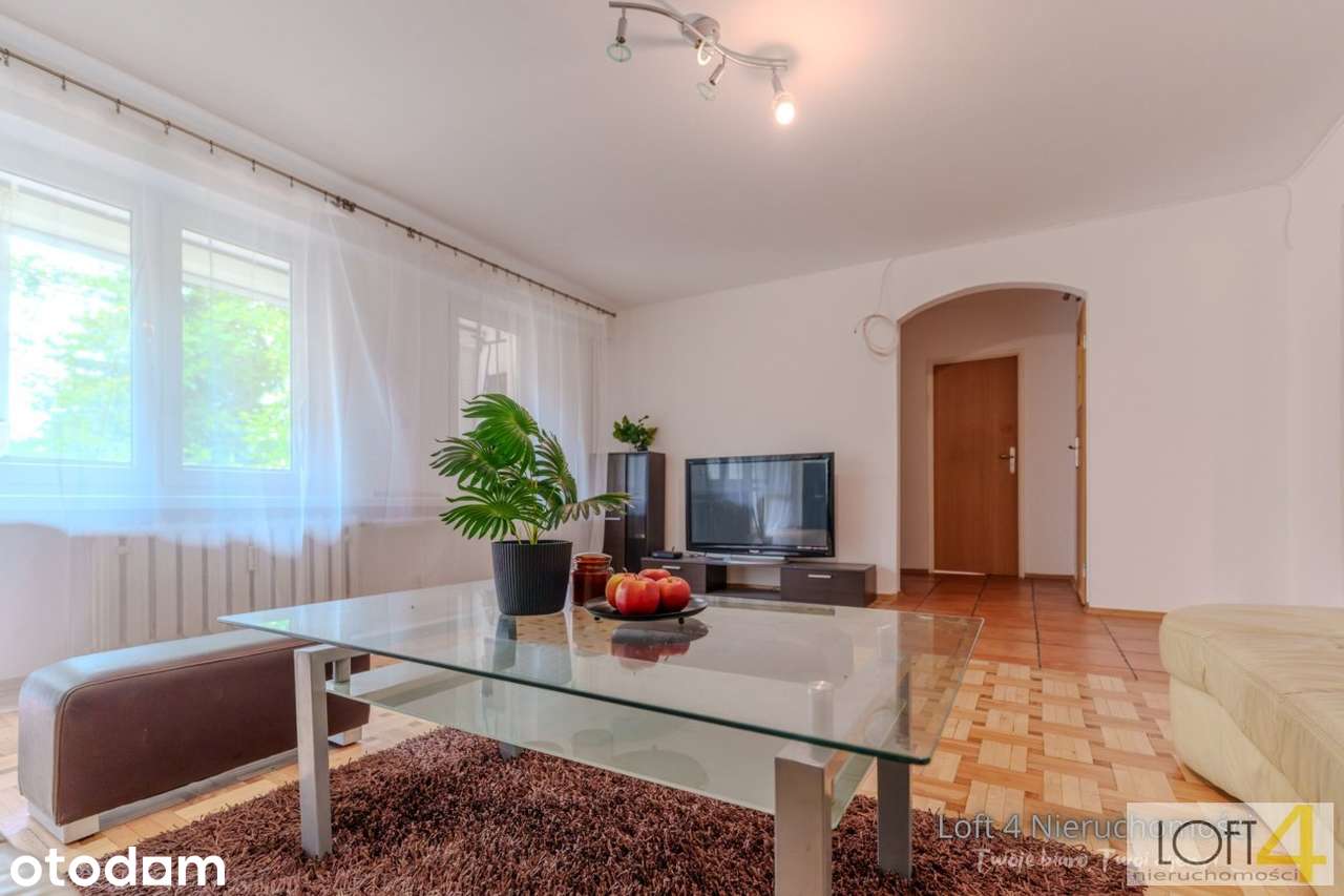Ciche mieszkanie na parterze wśród zieleni - 60 m2