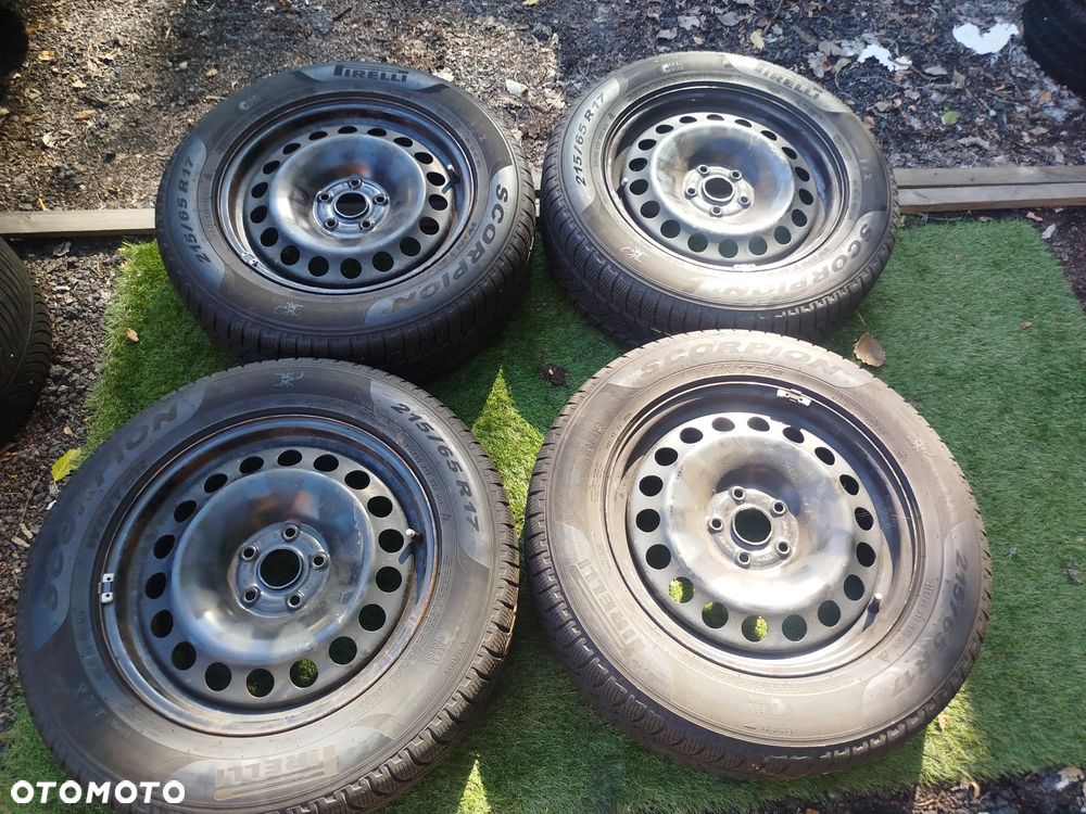 Koła zimowe  VW TIGUAN 5x112 6,5X17 ET36 Pirelli Scorpion Kołpaki OM - 8
