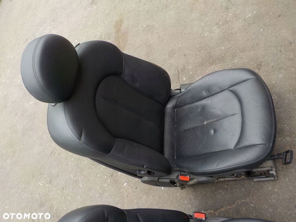 fotel kierowcy fotele komplet skóra mercedes clk w209 - 3