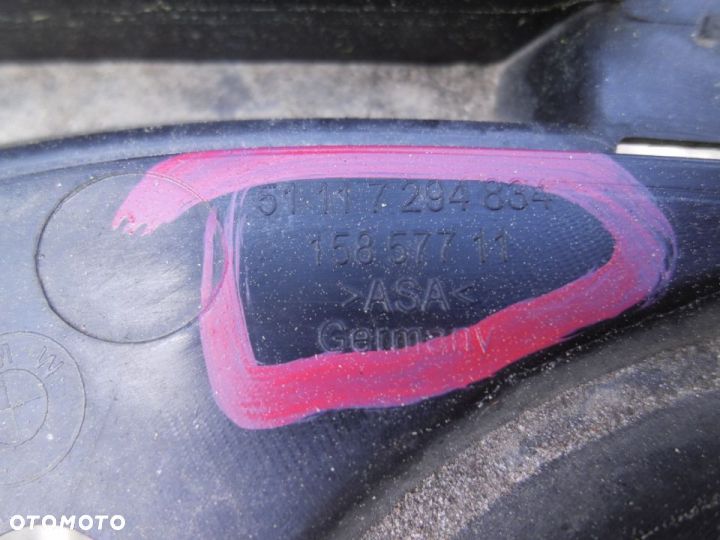 Grill zderzaka BMW 4 (F32/F33/F36/F82) 13- PRAWY 51117294834 - 2
