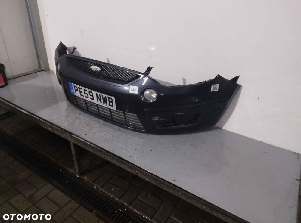 + ZDERZAK PRZÓD PRZEDNI DO FORD SMAX S-MAX X6 SZARY GRAFITOWY HALOGENY - 2