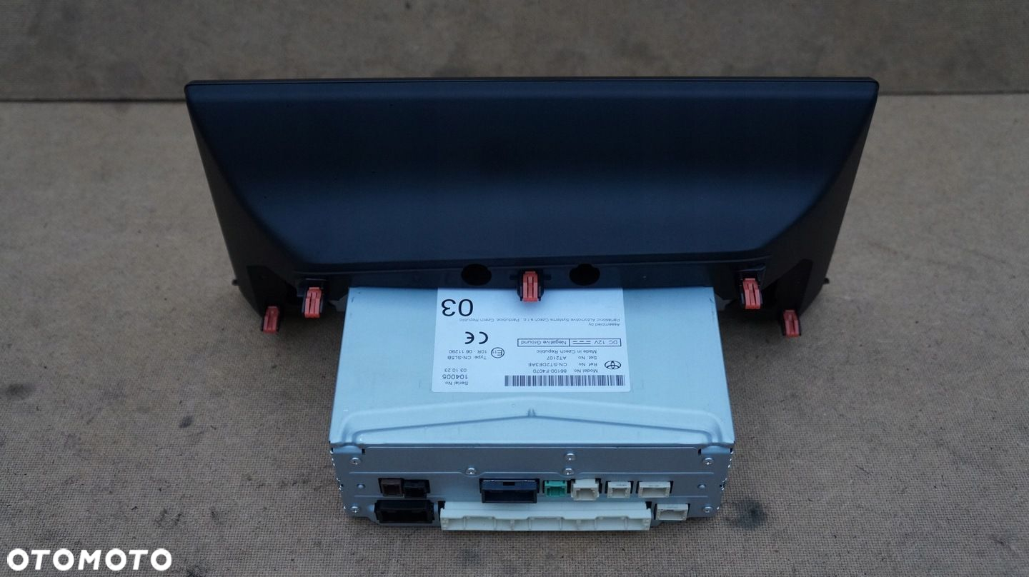 TOYOTA CHR CH-R RADIO NAWIGACJA EKRAN 86100-F4070 - 5