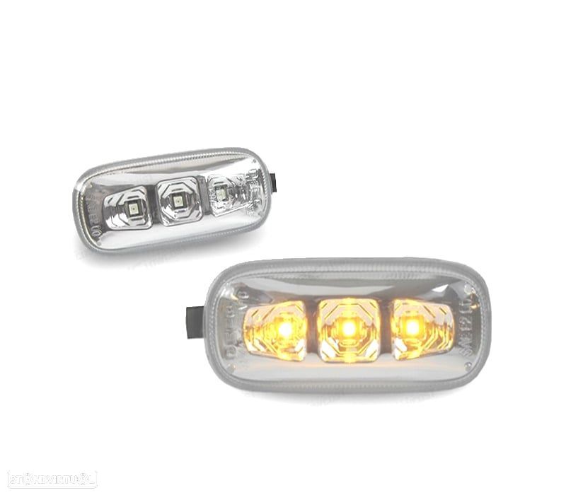 PISCAS LATERAIS LED AUDI A4 B6 B7 01-07 CROMADOS - 1