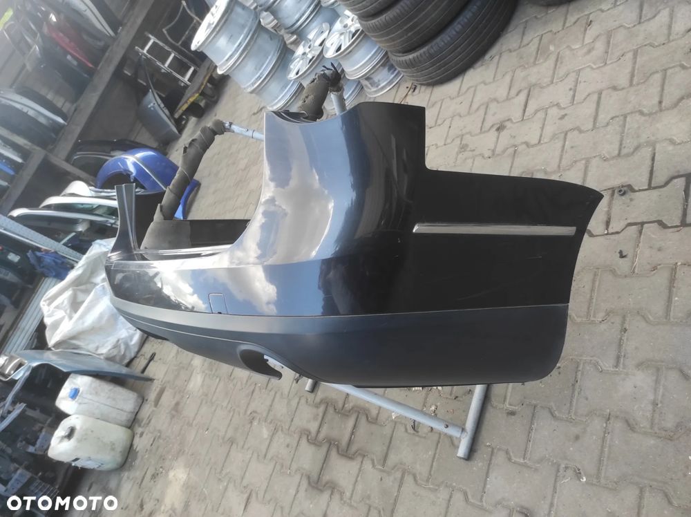 VW PASSAT B6 KOMBI ZDERZAK TYŁ TYLNY CHROM HAK HOLOWNICZY POD 2 KOMINY LC8Z BRĄZOWY WYSYŁKA !!!!! - 3