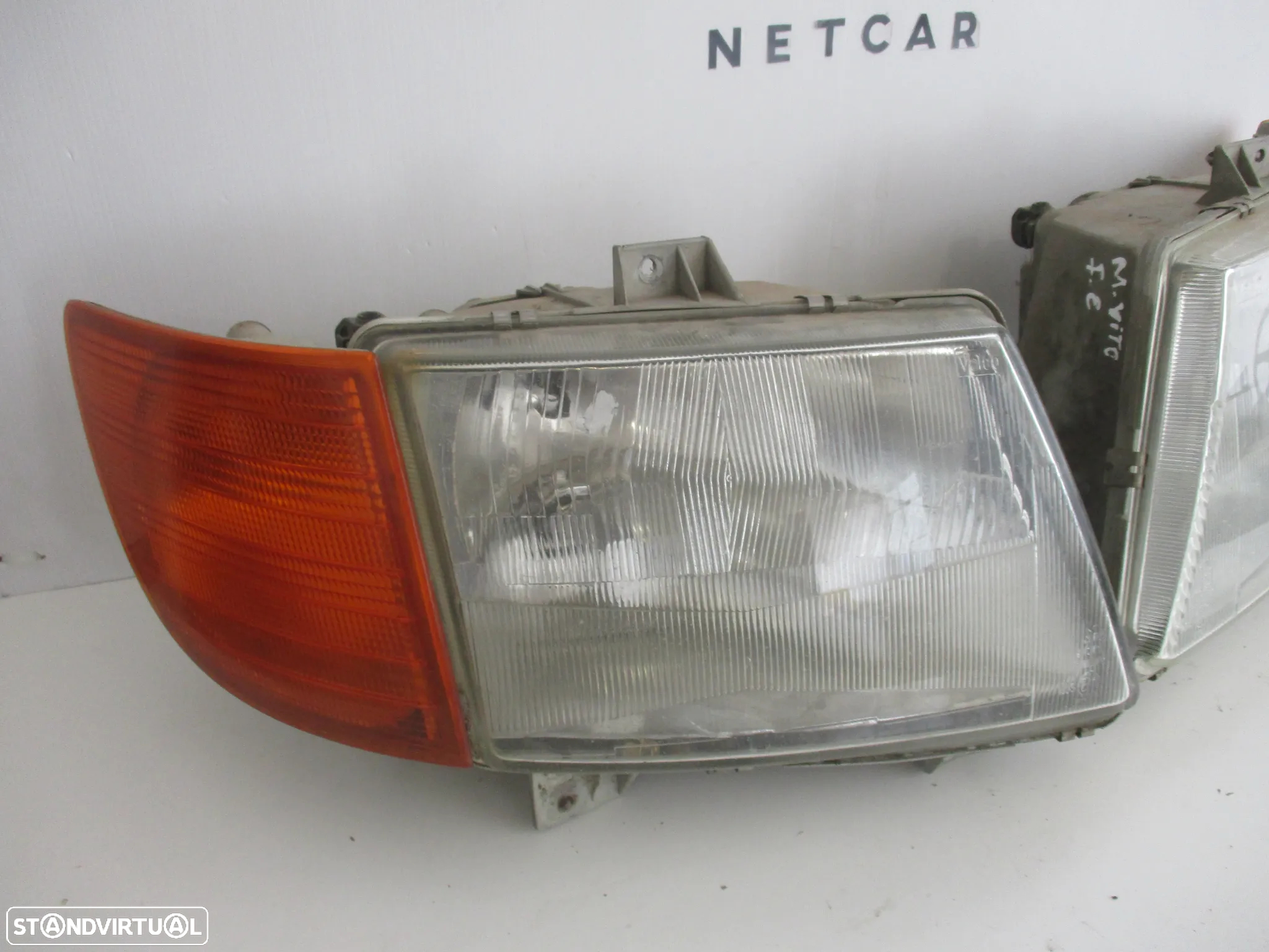 farol optica esquerda mercedes vito 2000 - 3