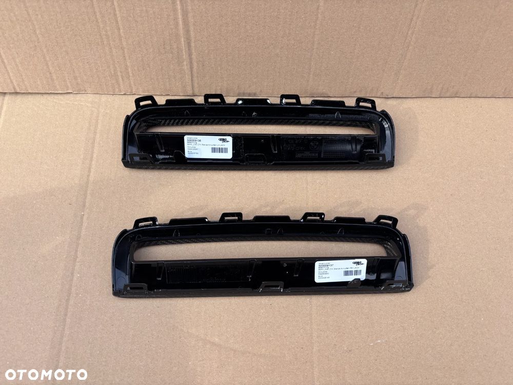 BMW 4 G26 I4 Carbon Nowa Oryginalna Kratka Wlot Zderzaka Przedniego Lewa Prawa Karbon 8081686 8081685 - 3