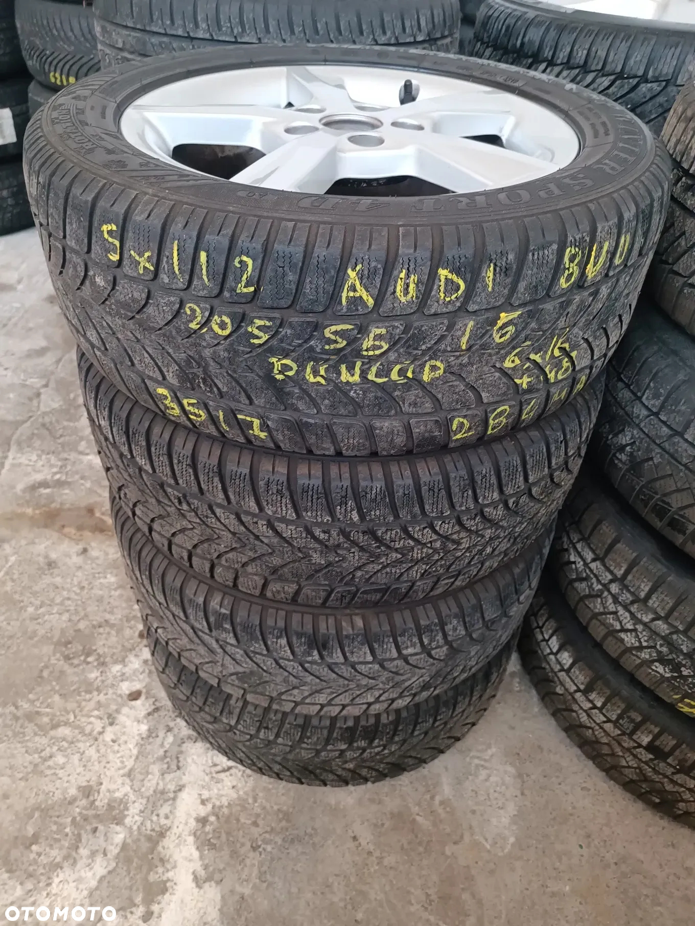 5x112 Felgi Aluminiowe Alufelgi 16 Koła Zimowe Zima VW PASSAT B5 B6 GOLF 5 6 7 TOURAN CADDY AUDI A4 A6 C5 A3 8P 8V SKODA SUPERB YETI OCTAVIA II III 2 3 SEAT EXEO LEON ALTEA TOLEDO Legnica ALU-RAD - 4