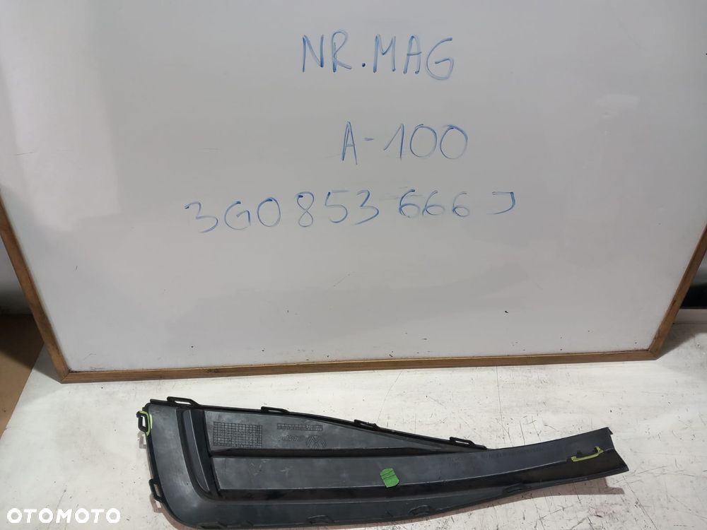 KRATKA ZDERZAKA PRZÓD PRAWA VW PASSAT B8 LIFT 3G0853666J - 2
