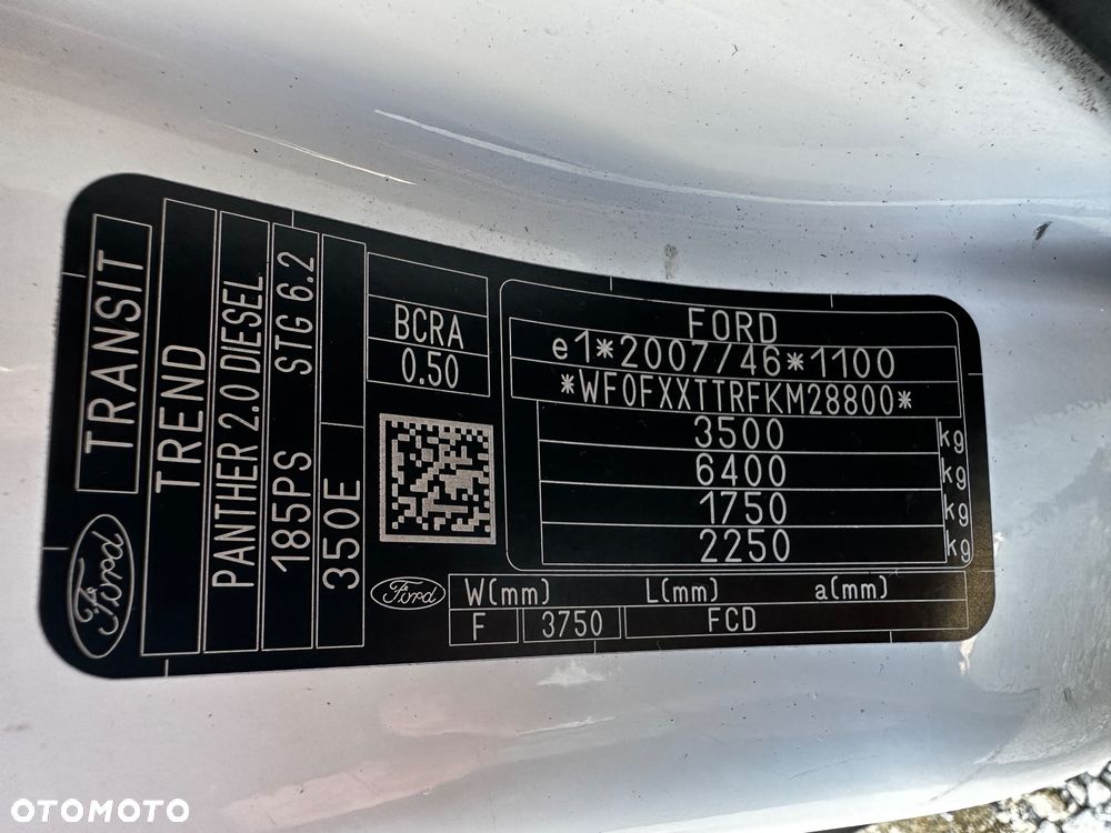 Ford TRANSIT MAXI/manual/brygadówka 5 osób/klima/navi/kamera/parktronik przód i tył/grzane fotele/LED - 25