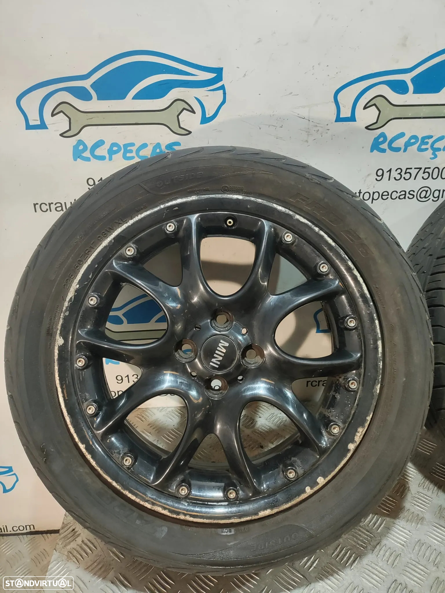 Jantes 17 Ronal Originais Mini Cooper S Double Spoke 7J ET48 4x100 Bi partidas - 4