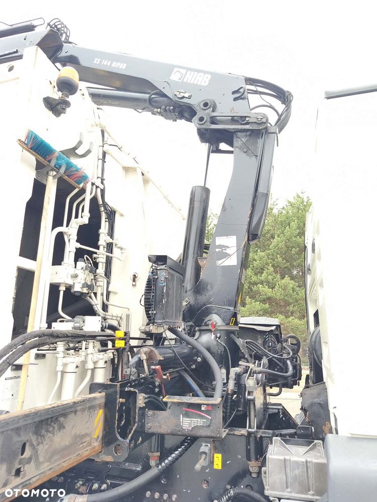 MAN TGS 28.320 hds hiab 144-4 2013 rok oś skretna Mały Przebieg - 12