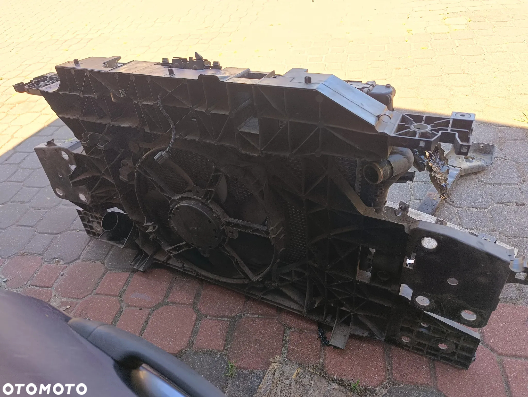 RENAULT SCENIC III 1.6 DCI  PAS PRZEDNI CHŁODNICE KOMPLET WENTYLATOR 214100017R 921000294R - 4